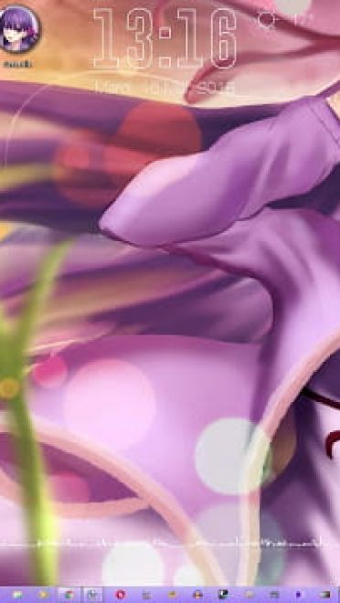 Windows 7 萌化电脑主题 间桐樱