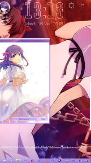 Windows 7 萌化电脑主题 间桐樱