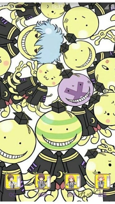 《暗杀教室》杀老师萌化手机主题