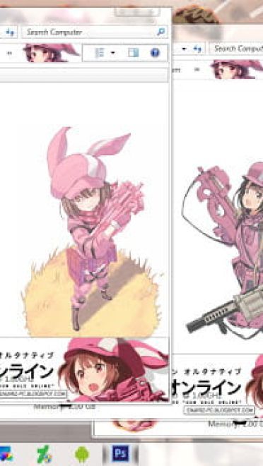 Windows 7 萌化电脑主题 刀剑神域外传