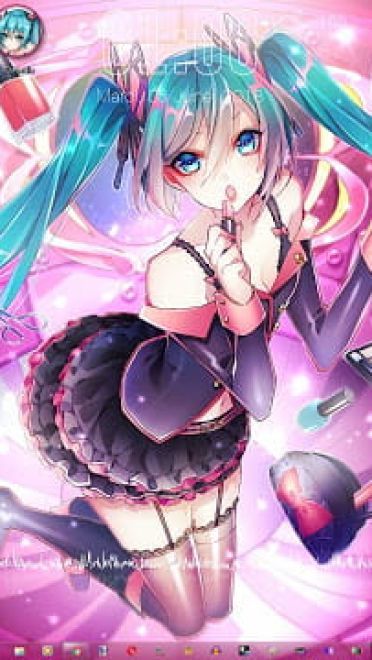 Windows7 萌化电脑主题 初音未来