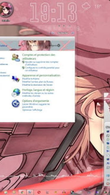 Windows7 萌化电脑主题 刀剑神域GGO 莲酱