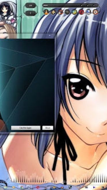 Windows7 萌化电脑主题 轻音少女 秋山澪