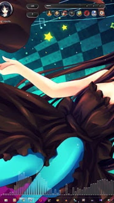 Windows7 萌化电脑主题 轻音少女 秋山澪