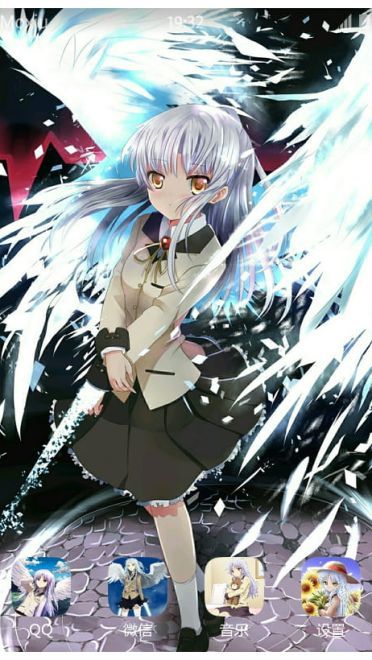 《Angel Beats!》立华奏手机主题