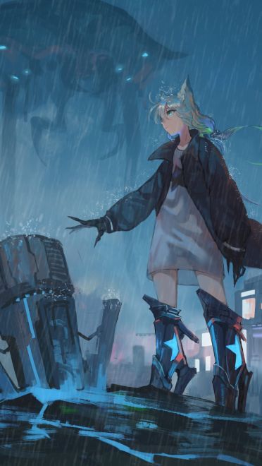 于天穹之下飞舞飘散 动漫壁纸20180620期(1)