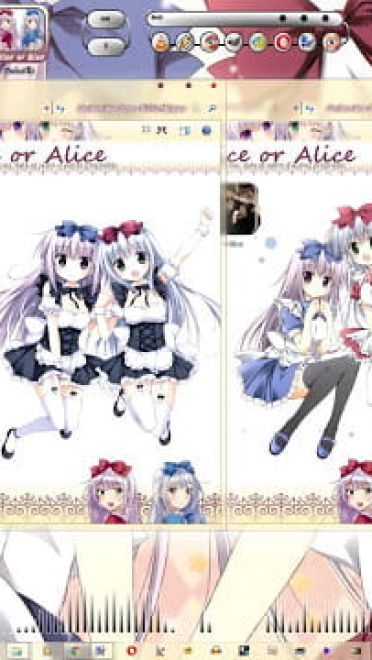Windows7 萌化电脑主题 Alice or Alice