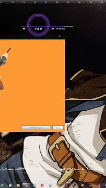 Windows7 萌化电脑主题 黑色五叶草