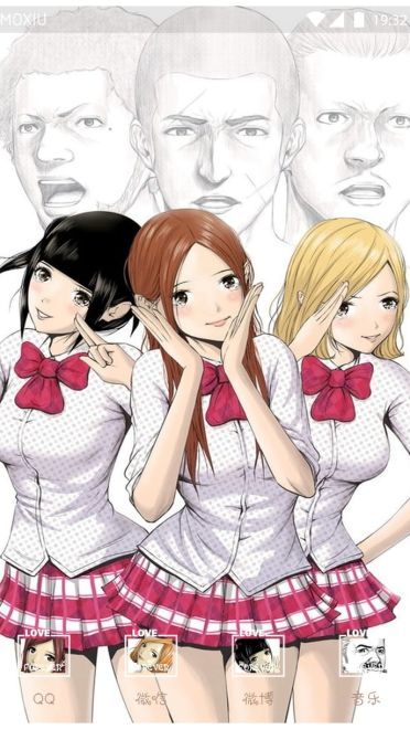 后街女孩萌化手机主题