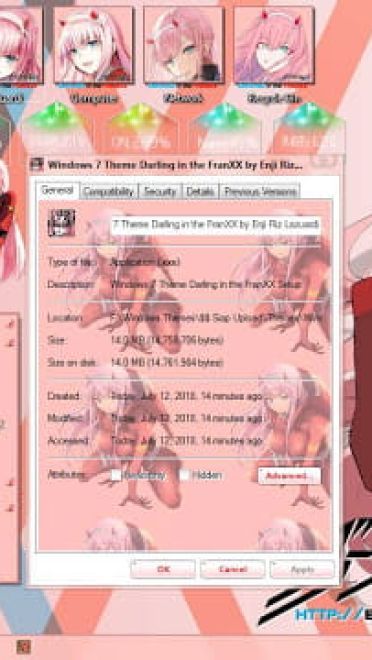 Windows7 萌化电脑主题 国家队 002