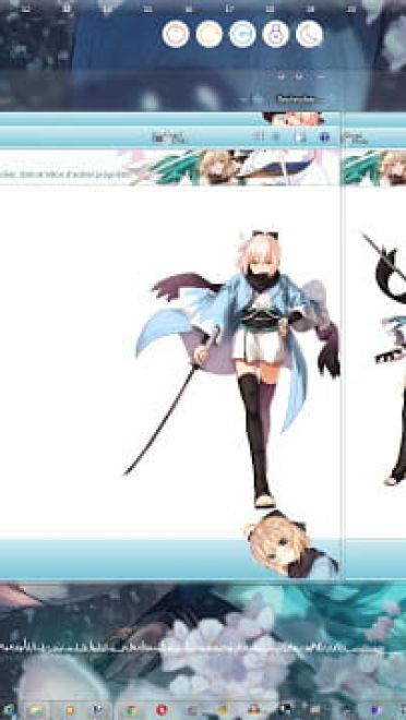 Windows7 萌化电脑主题 冲田总司