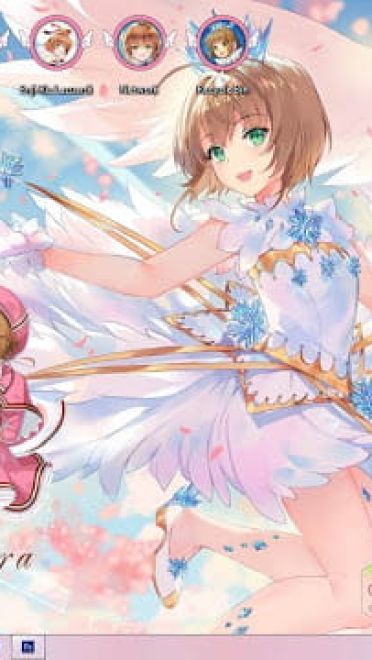 Windows7 萌化电脑主题 魔卡少女樱 小樱