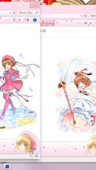 Windows7 萌化电脑主题 魔卡少女樱 小樱