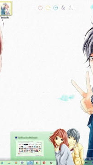 Windows7 萌化电脑主题 闪烁的青春