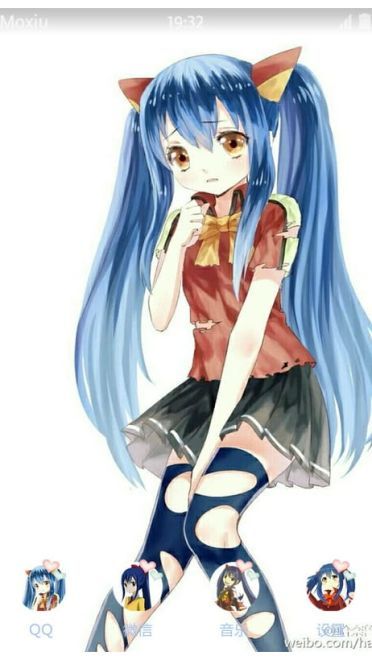 《妖精的尾巴》温蒂手机主题