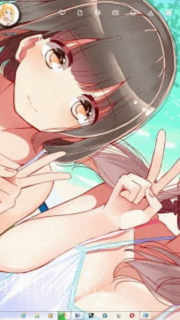 Windows7 萌化电脑主题 遥的接球