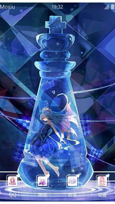 《NO GAME NO LIFE游戏人生》白手机主题