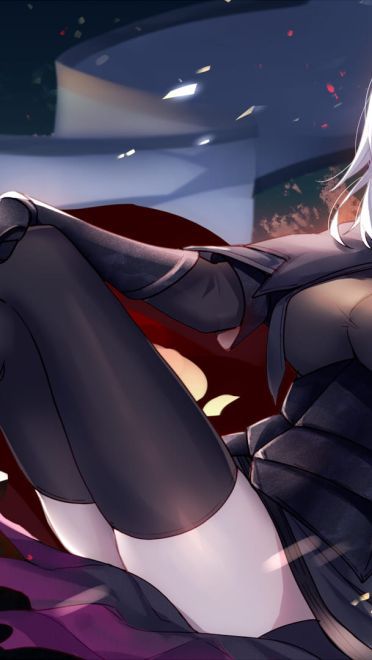 Fate/Grand Order 龙之魔女 黑贞德动漫电脑壁纸下载(1)