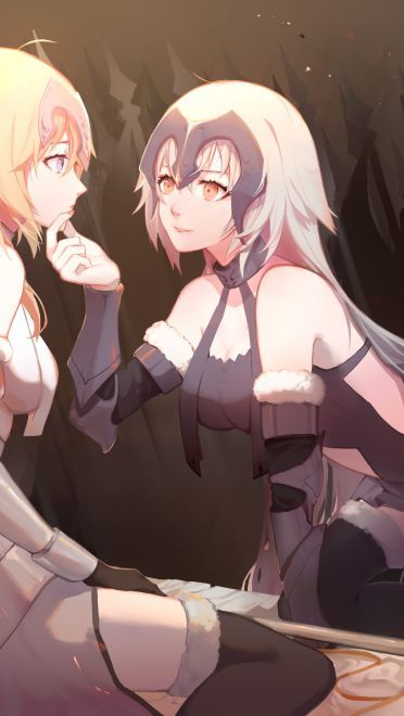 Fate/Grand Order 龙之魔女 黑贞德动漫电脑壁纸下载(1)