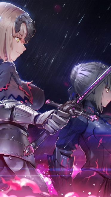 Fate/Grand Order 龙之魔女 黑贞德动漫电脑壁纸下载(1)