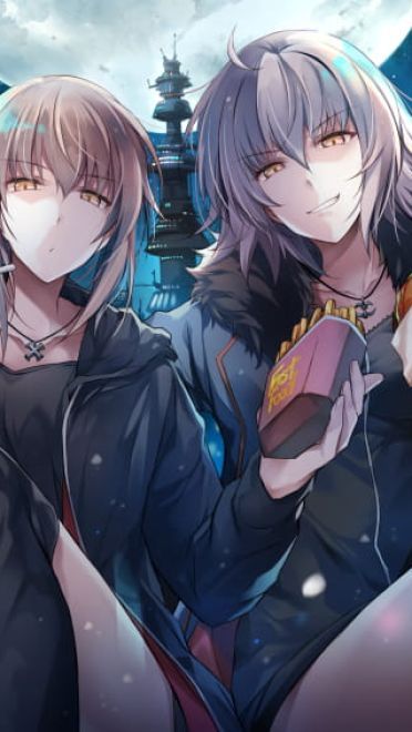 Fate/Grand Order 龙之魔女 黑贞德动漫电脑壁纸下载(1)