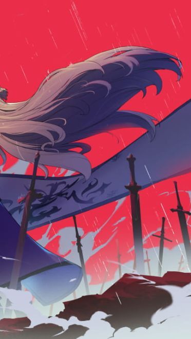 Fate/Grand Order 龙之魔女 黑贞德动漫电脑壁纸下载(1)