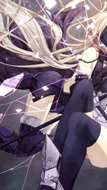 Fate/Grand Order 龙之魔女 黑贞德动漫电脑壁纸下载(1)