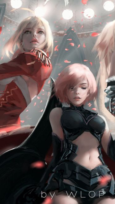 Fate/Grand Order 盾娘 玛修·基列莱特动漫电脑壁纸下载(1)