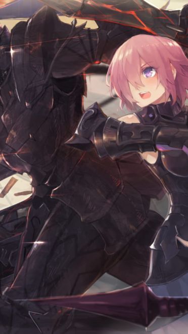 Fate/Grand Order 盾娘 玛修·基列莱特动漫电脑壁纸下载(1)