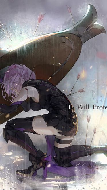 Fate/Grand Order 盾娘 玛修·基列莱特动漫电脑壁纸下载(1)