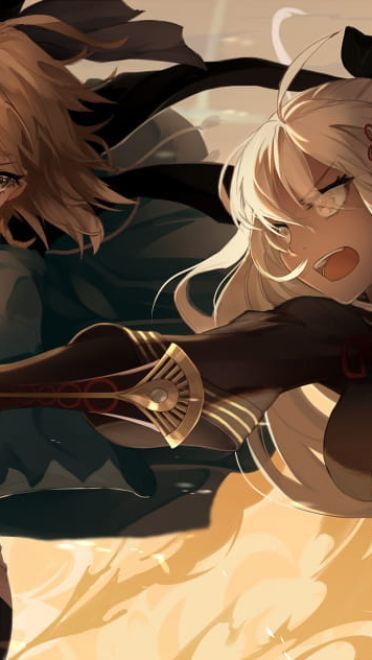 Fate/Grand Order 樱saber 冲田总司动漫电脑壁纸下载(1)