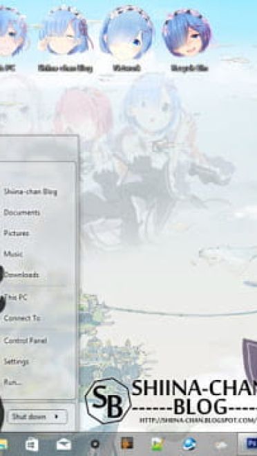 Windows10 萌化电脑主题 从零开始的异世界生活 蕾姆