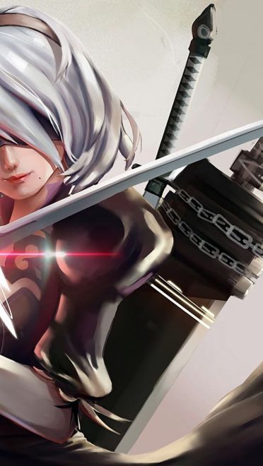 《尼尔：机械纪元》2b小姐姐手机主题