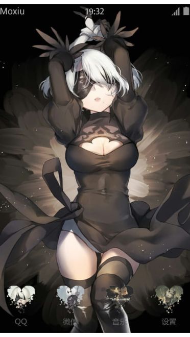 《尼尔：机械纪元》2b小姐姐手机主题