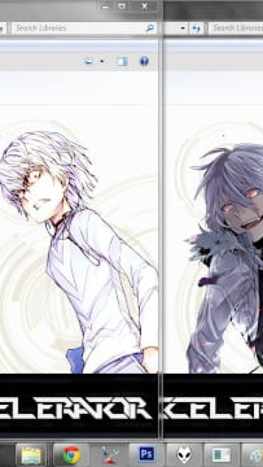 Windows7 萌化电脑主题 魔法禁书目录 一方通行