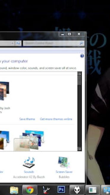 Windows7 萌化电脑主题 魔法禁书目录 一方通行