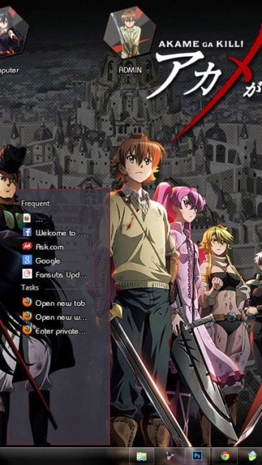 Windows7 萌化电脑主题 斩赤红之瞳