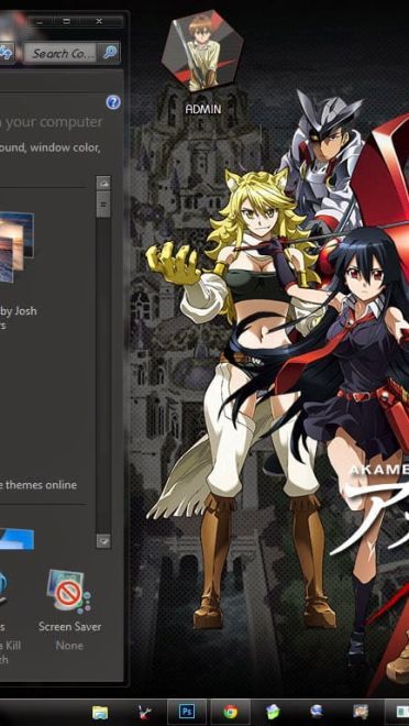 Windows7 萌化电脑主题 斩赤红之瞳