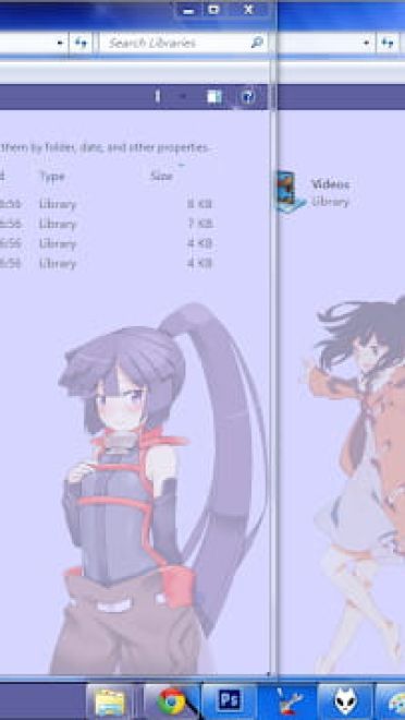 Windows7 萌化电脑主题 记录的地平线 晓