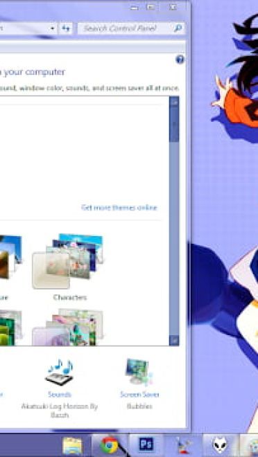Windows7 萌化电脑主题 记录的地平线 晓