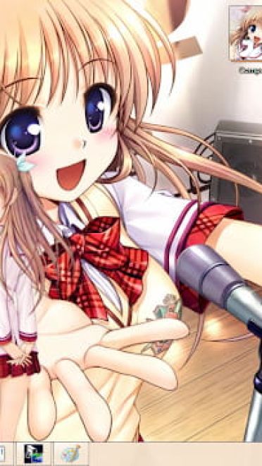 Windows7 萌化电脑主题 大图书馆的牧羊人