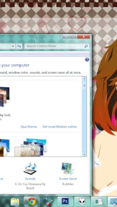 Windows7 萌化电脑主题 轻音少女