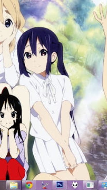 Windows7 萌化电脑主题 轻音少女