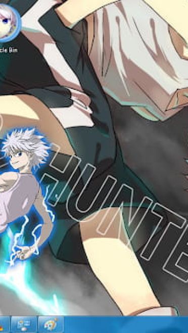 Windows7 萌化电脑主题 全职猎人 奇牙