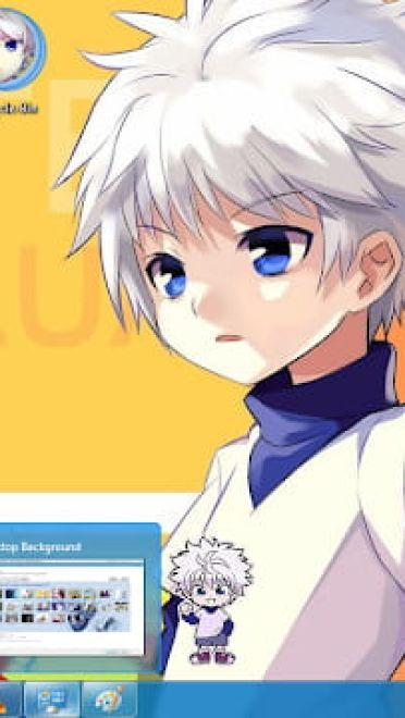 Windows7 萌化电脑主题 全职猎人 奇牙