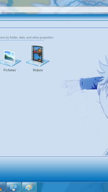 Windows7 萌化电脑主题 全职猎人 奇牙