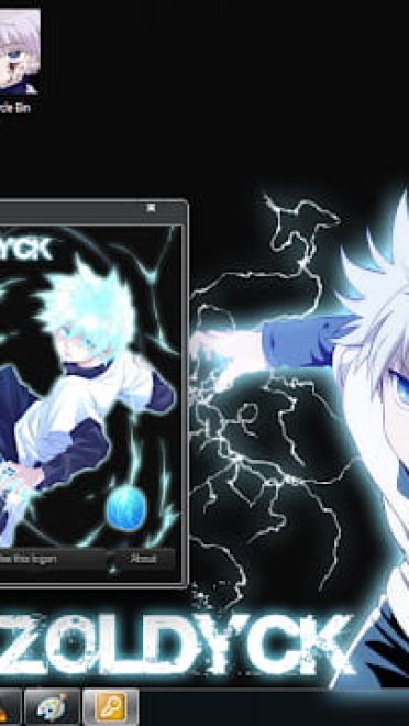 Windows7 萌化电脑主题 全职猎人 奇牙