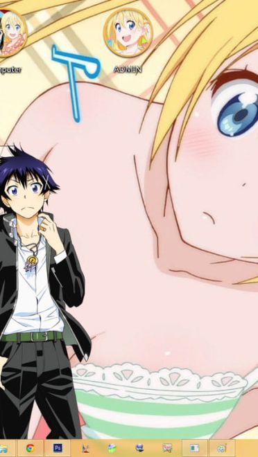 Windows7 萌化电脑主题 伪恋 桐崎千棘