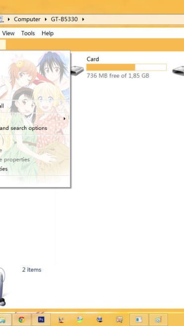 Windows7 萌化电脑主题 伪恋 桐崎千棘