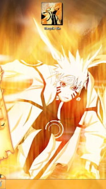 Windows7 萌化电脑主题 火影忍者 漩涡鸣人